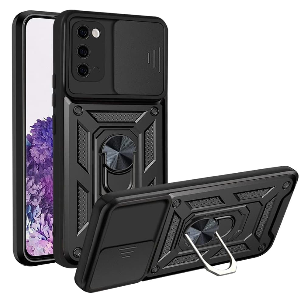 Techsuit CamShield řada Samsung Galaxy S20 4G S20 5G černá - náhled 1
