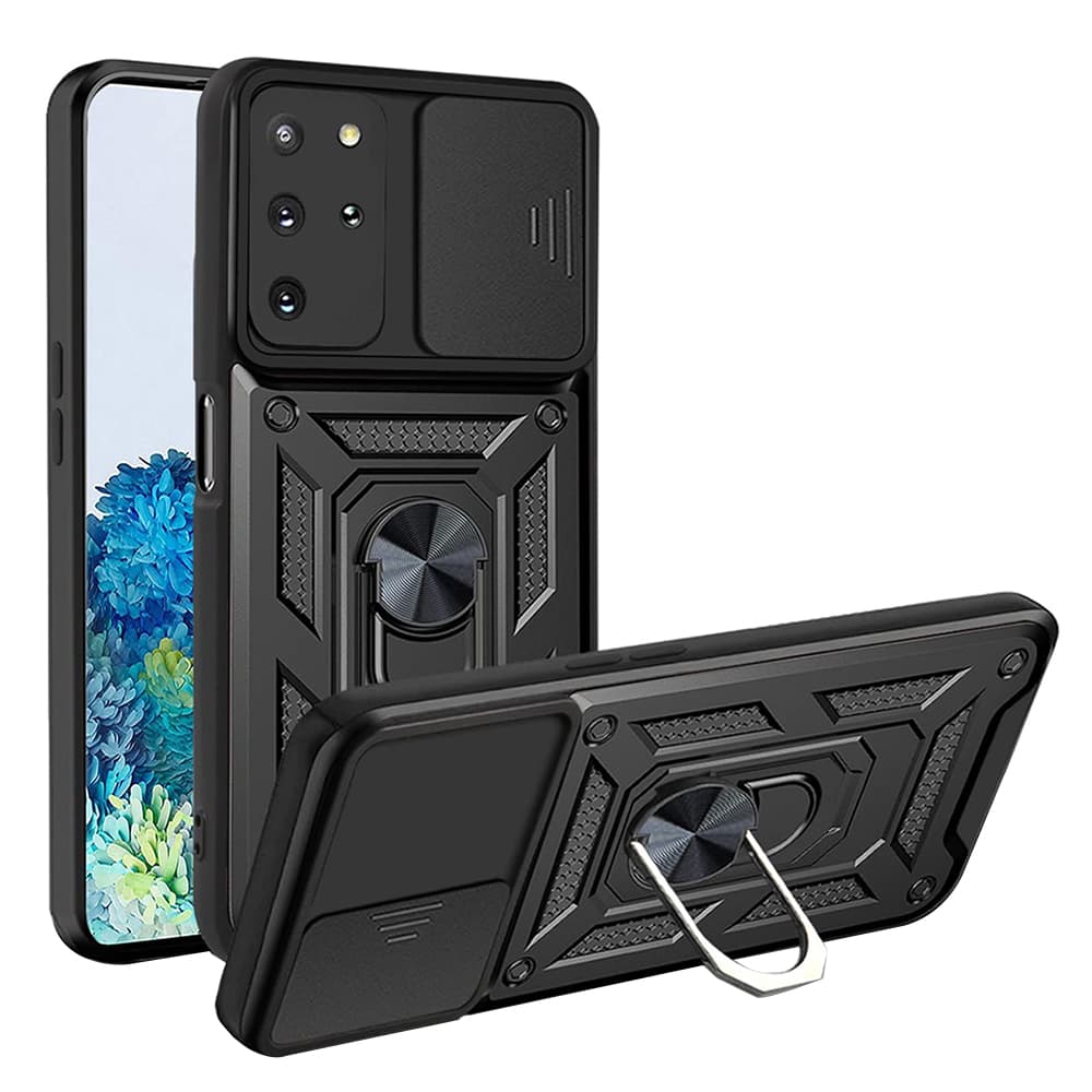 Techsuit CamShield Řada Samsung Galaxy S20 Plus 4G S20 Plus 5G Černá - náhled 1