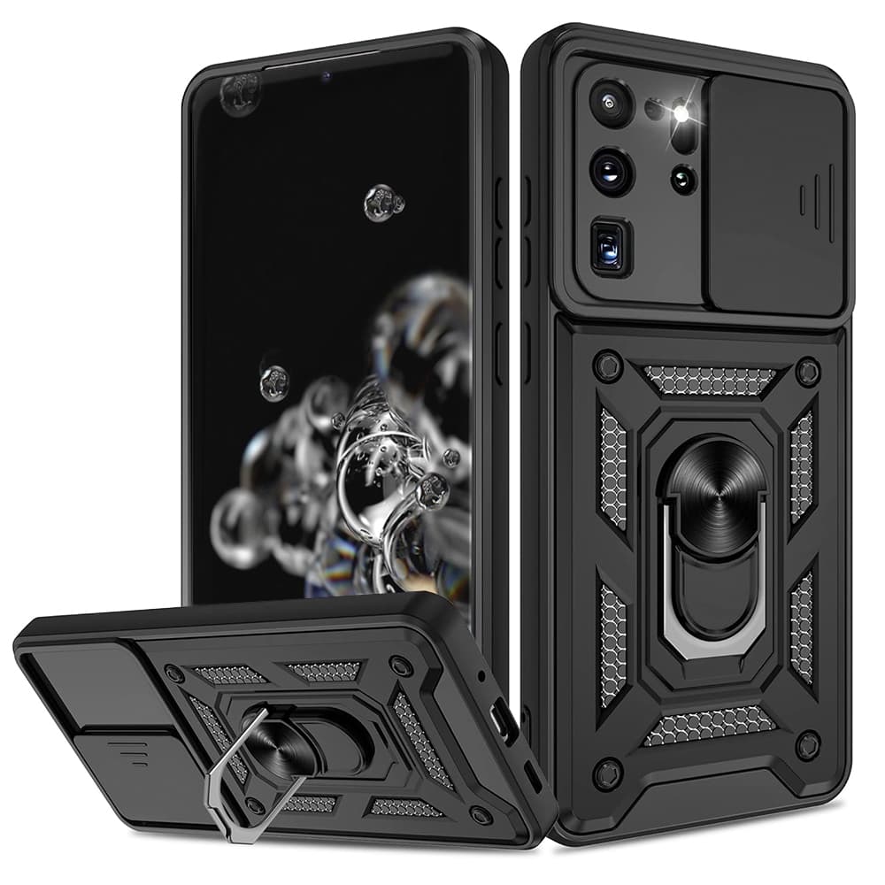 Techsuit CamShield Series Samsung Galaxy S20 Ultra Černá - náhled 1