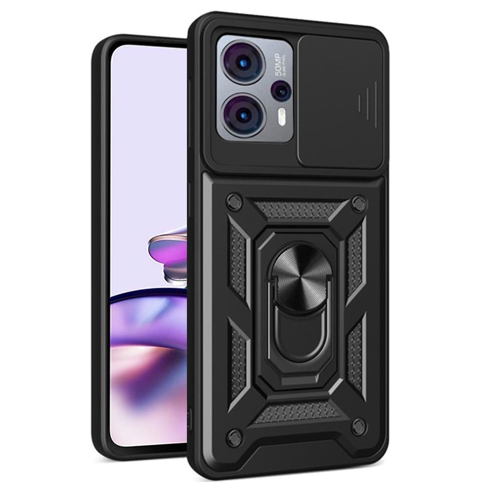 Techsuit CamShield řada Motorola Moto G13 G23 G53 černá - náhled 1