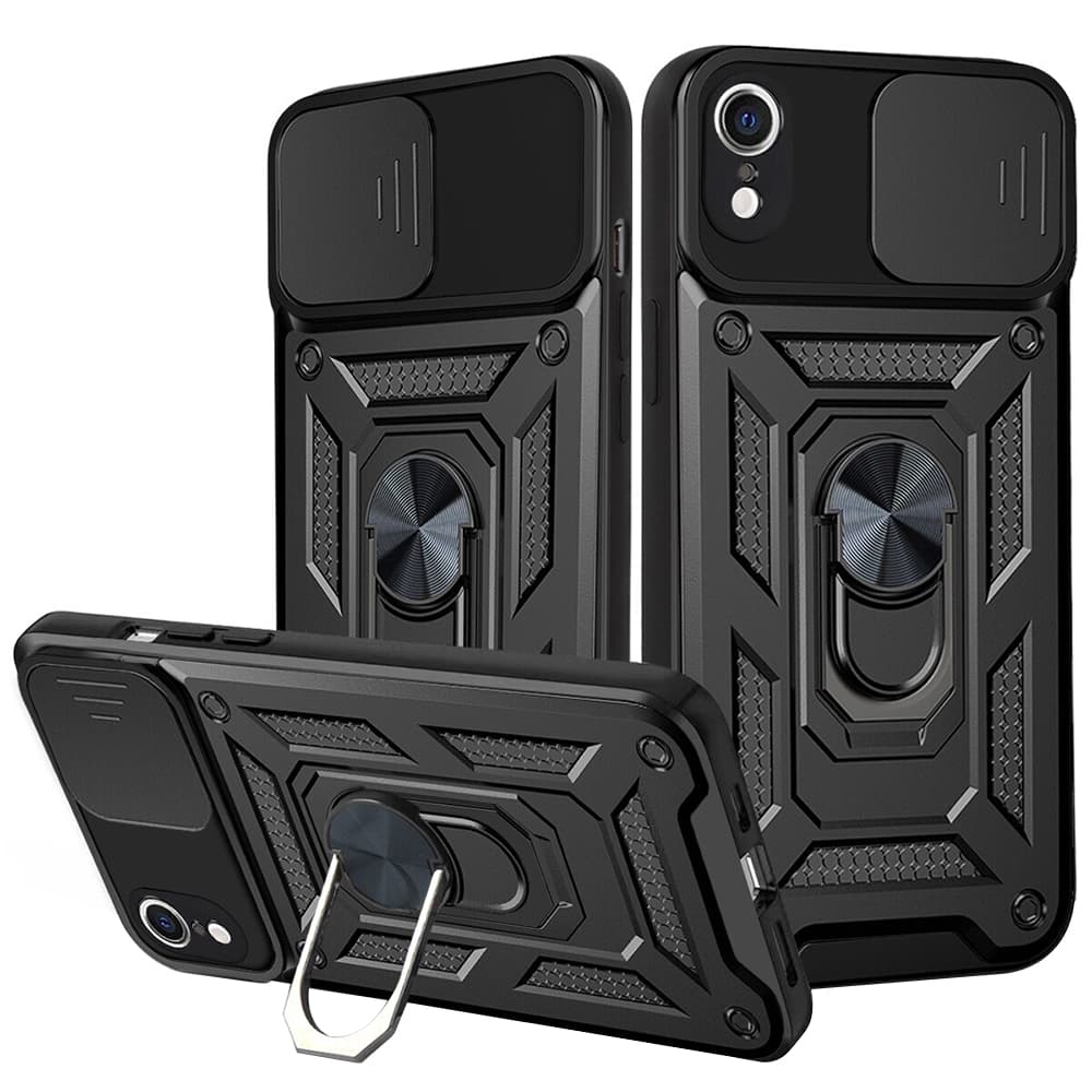Techsuit CamShield řada iPhone XR černá - náhled 1