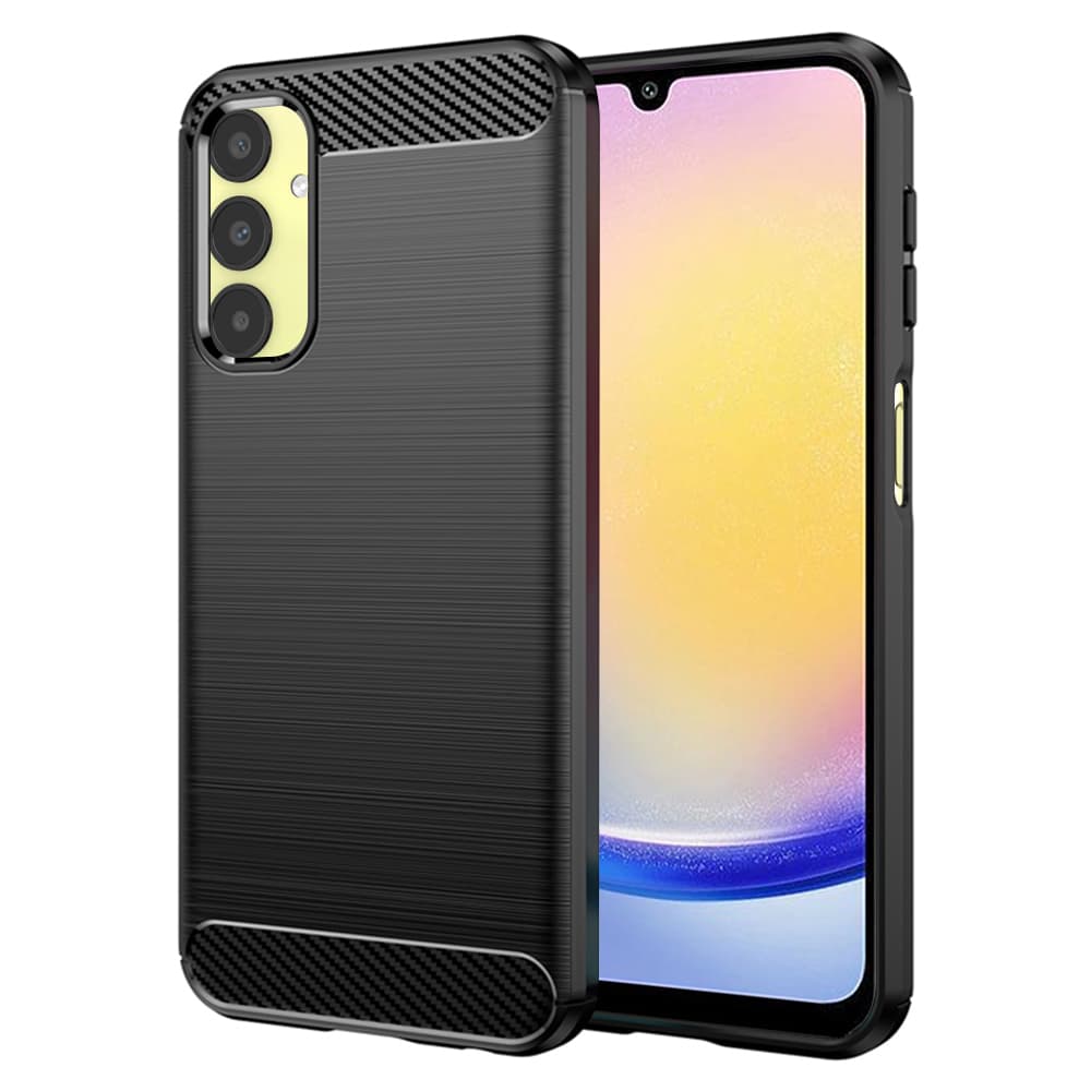 Techsuit Karbon Silikon Samsung Galaxy A25 5G Černý - náhled 1