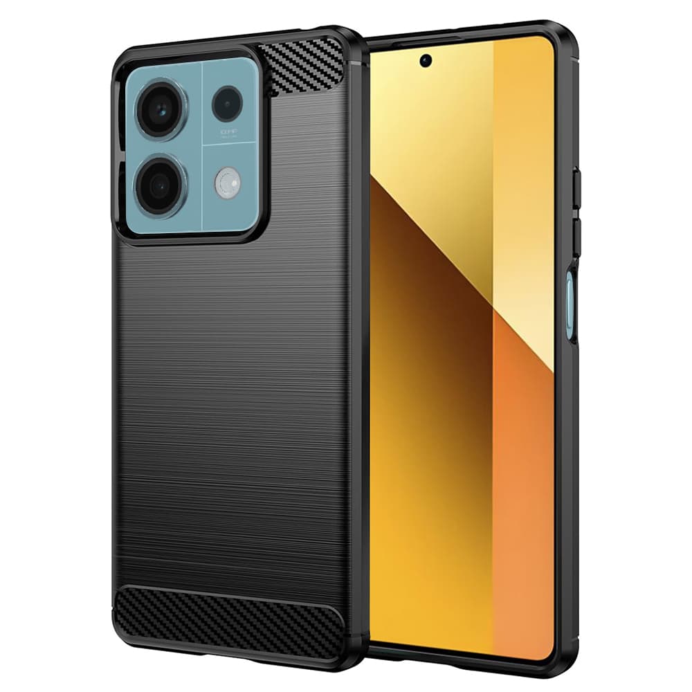 Techsuit Karbon Silikon Xiaomi Redmi Note 13 5G Černý - náhled 1