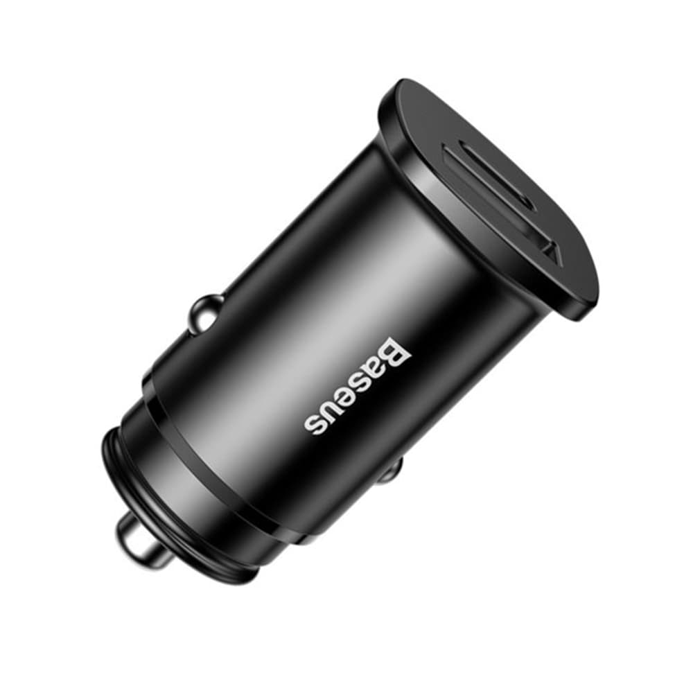 Baseus Autonabíječka CCALL-AS01 USB-C Rychlé nabíjení 5A Černá - náhled 1