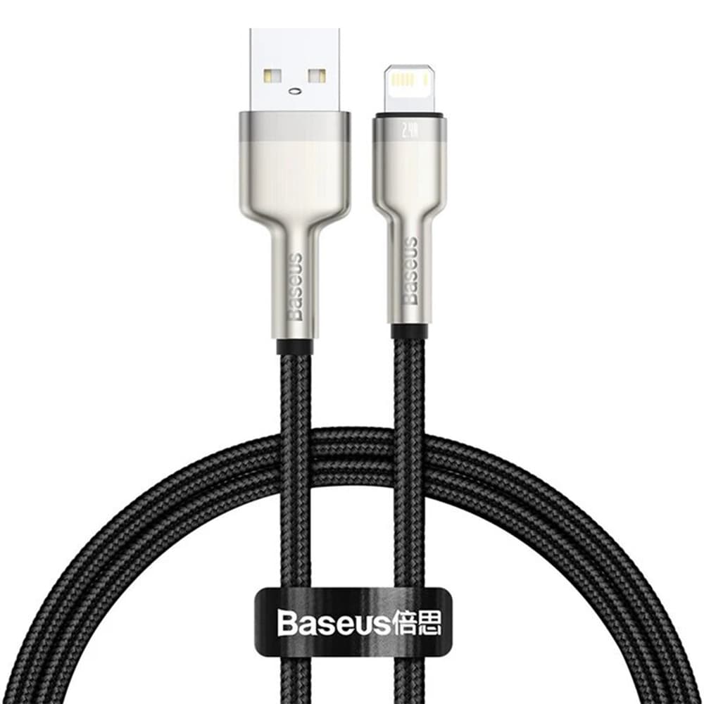 Baseus Kabel Cafule Series Metal USB Lightning 1m černý - náhled 1