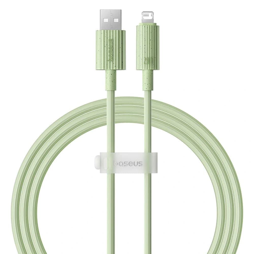 Baseus Datový kabel Habitat Series USB na Lightning 2m Přírodní zelená - náhled 1