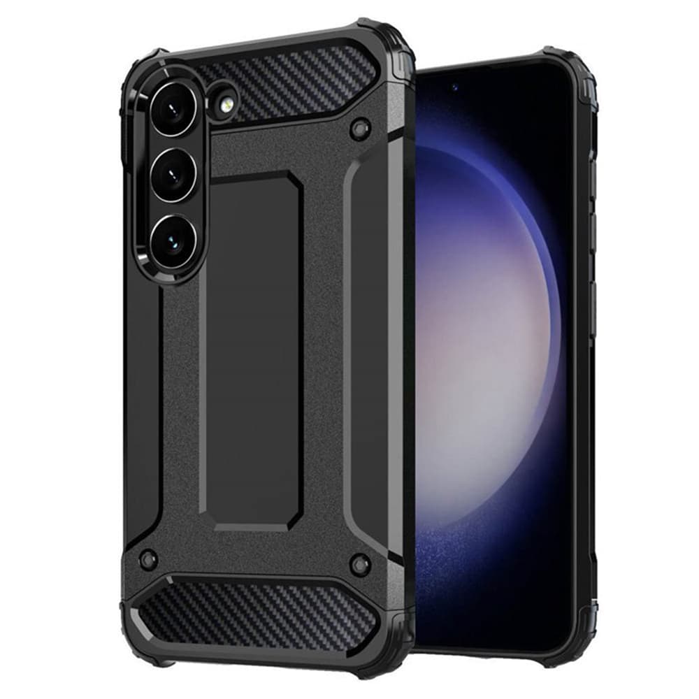 Techsuit Hybridní Ochrana Samsung Galaxy S23 Černá - náhled 1