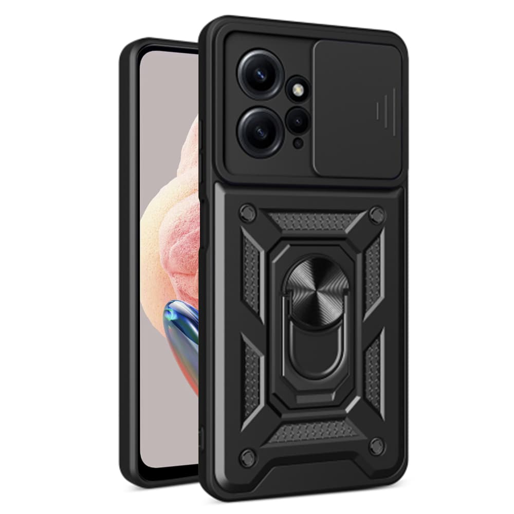 Techsuit CamShield řada Xiaomi Redmi Note 12 4G černá - náhled 1