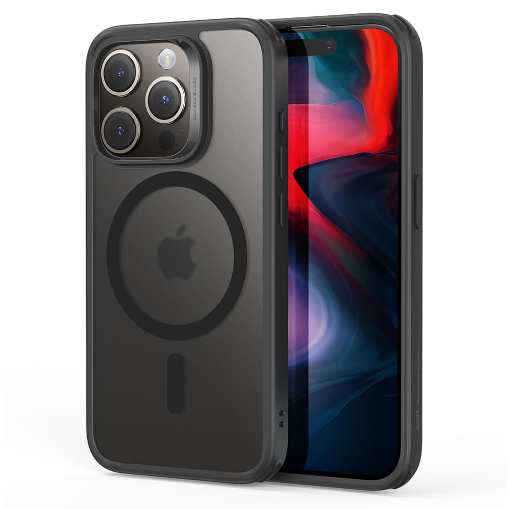 ESR Classic Hybrid HaloLock iPhone 15 Pro Matný Černý - náhled 1