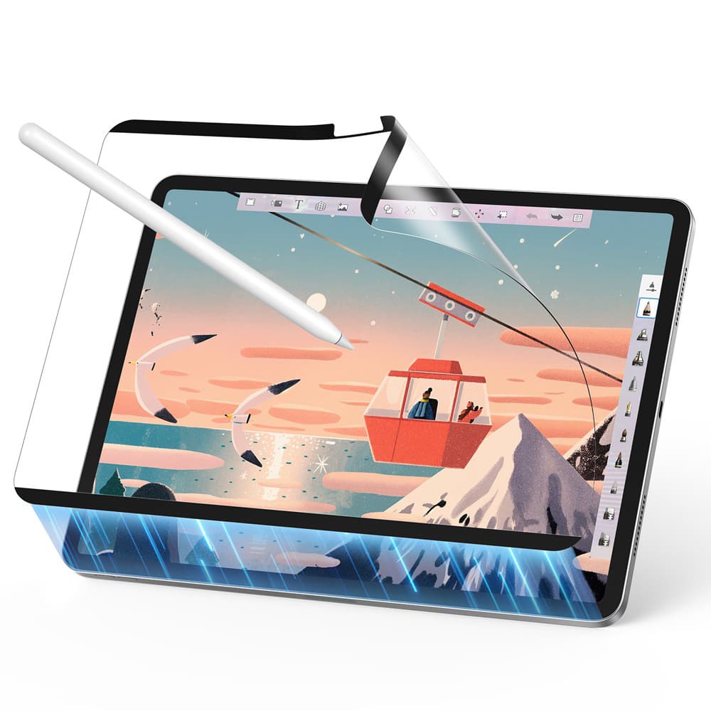 ESR Paper-Feel Magnetic pro iPad Air 11 2024 2025 Clear - náhled 1