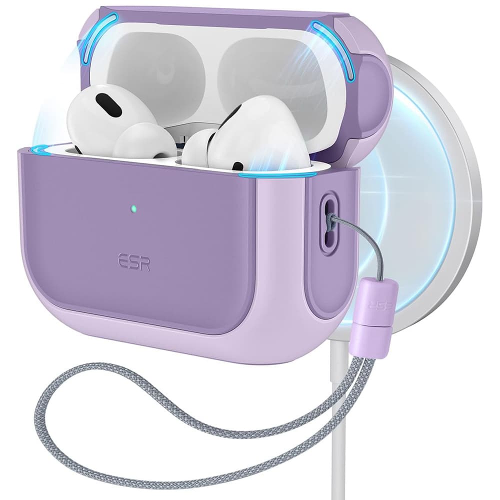 ESR Orbit Hybrid HaloLock pouzdro Apple AirPods Pro 1 2 levandulové - náhled 1