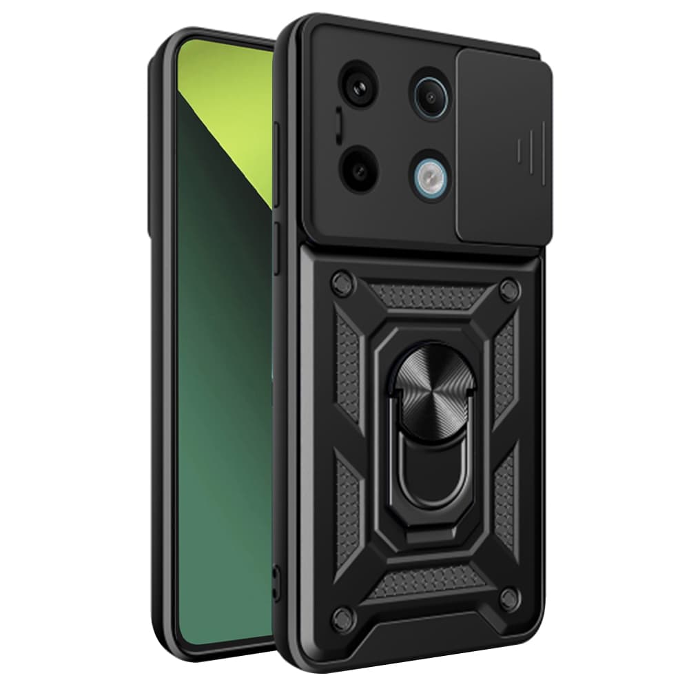 Techsuit CamShield Xiaomi Redmi Note 13 Pro 5G Poco X6 černá - náhled 1
