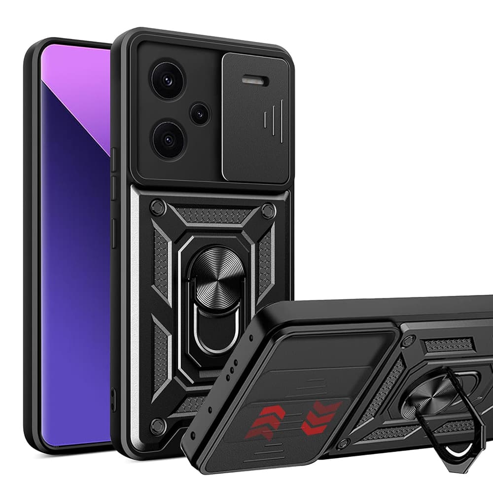 Techsuit CamShield řada Xiaomi Redmi Note 13 Pro+ 5G černá - náhled 1