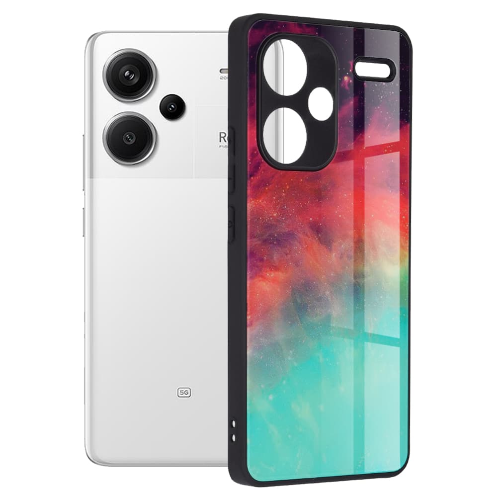 Techsuit Glaze Series Xiaomi Redmi Note 13 Pro+ 5G Ohnivý oceán - náhled 1
