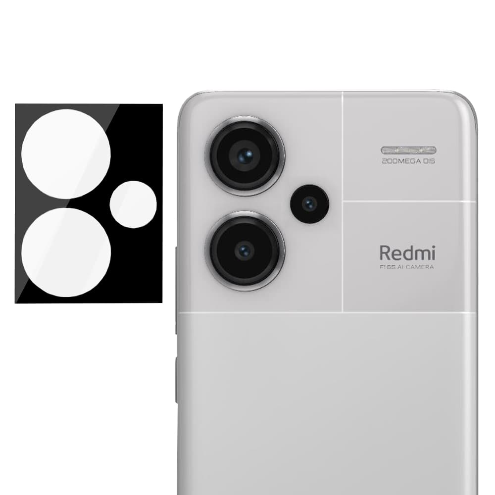 Techsuit Ochranné sklo kamery Xiaomi Redmi Note 13 Pro+ 5G Black - náhled 1