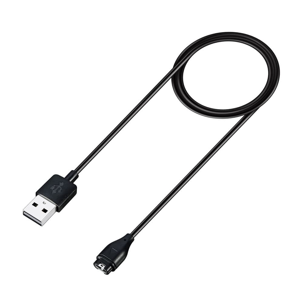 Techsuit Kabel Garmin Fenix Vivoactive USB 1m Černý - náhled 1