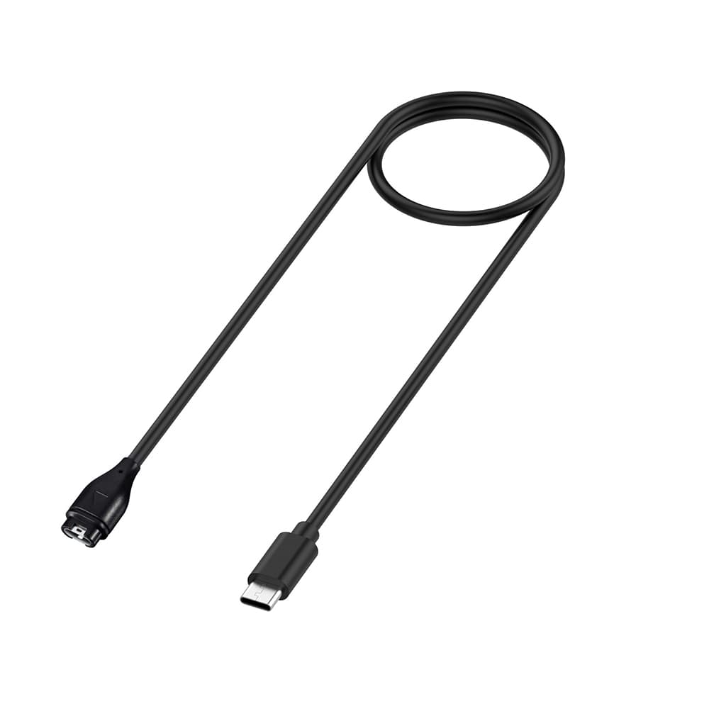 Techsuit Bezdrátový nabíjecí kabel pro Garmin Fenix Vivoactive USB-C 1m Black - náhled 1