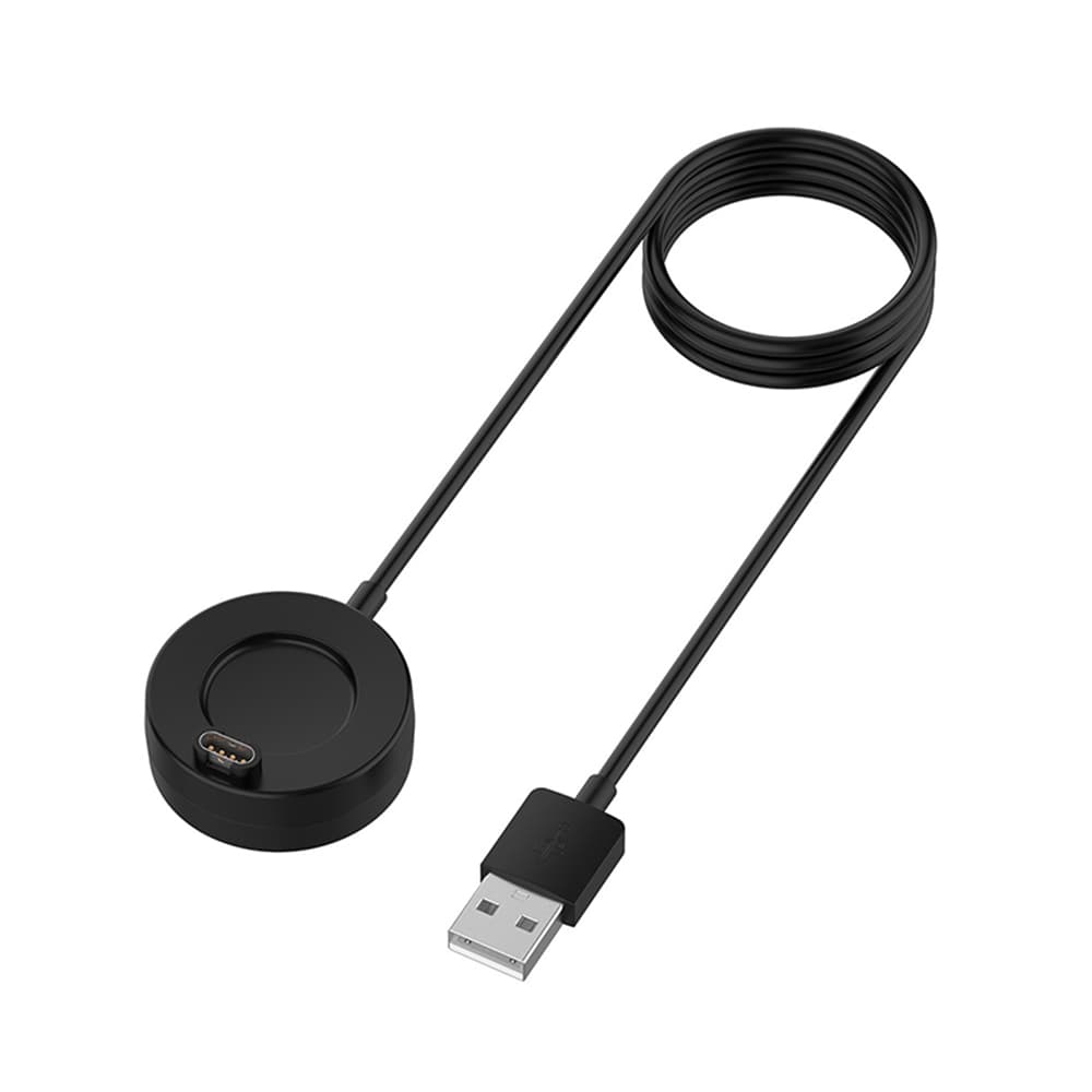 Techsuit Bezdrátový nabíjecí kabel Garmin Fenix 5 6 7X Černý - náhled 1