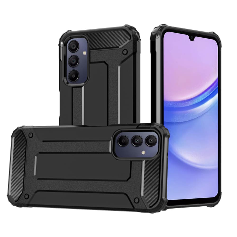 Techsuit Hybridní pouzdro Samsung Galaxy A15 4G A15 5G Černá - náhled 1