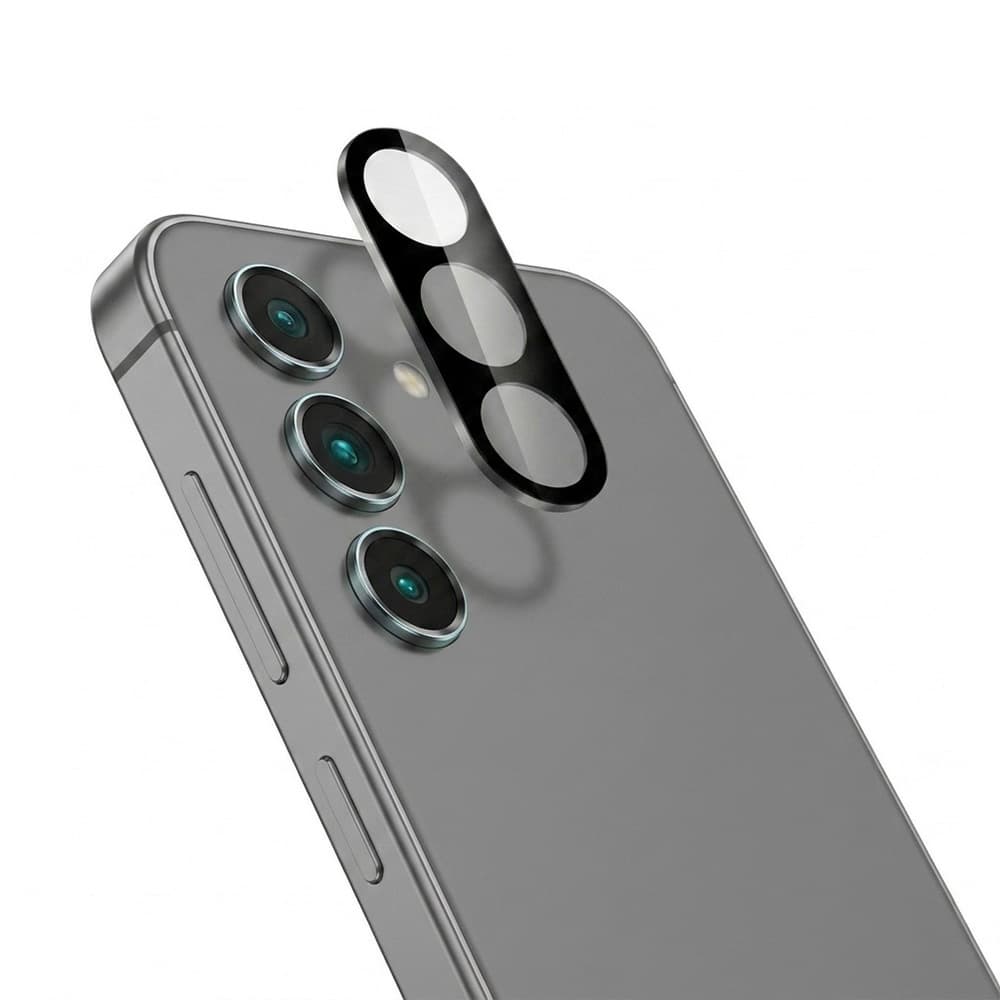 Techsuit Ochranné sklo fotoaparátu Samsung Galaxy S24 Black - náhled 1