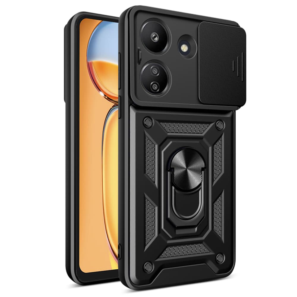 Techsuit CamShield řada Xiaomi Redmi 13C 4G Poco C65 Černá - náhled 1