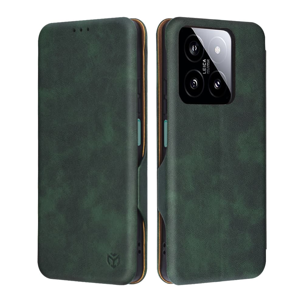 Techsuit Bezpečná Peněženka Plus Xiaomi 14 Zelená - náhled 1