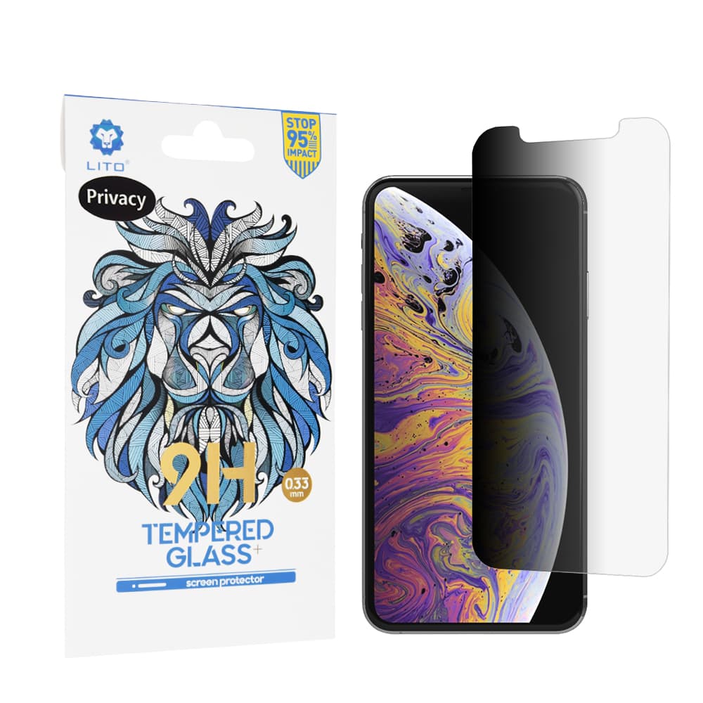 Lito 2.5D Klasické Sklo iPhone XS Max iPhone 11 Pro Max Soukromí - náhled 1