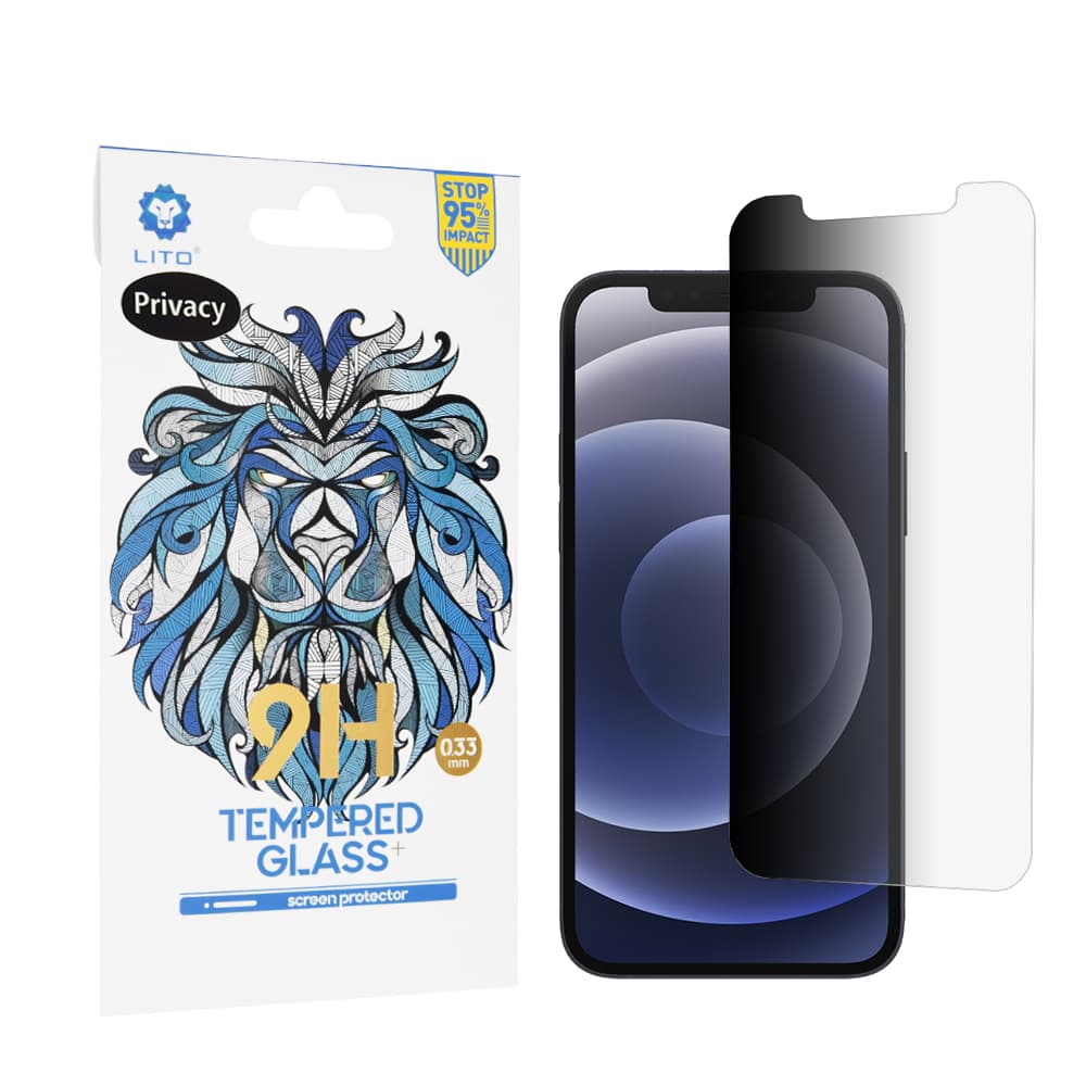 Lito 2.5D Klasické Sklo iPhone 12 iPhone 12 Pro Soukromí - náhled 1