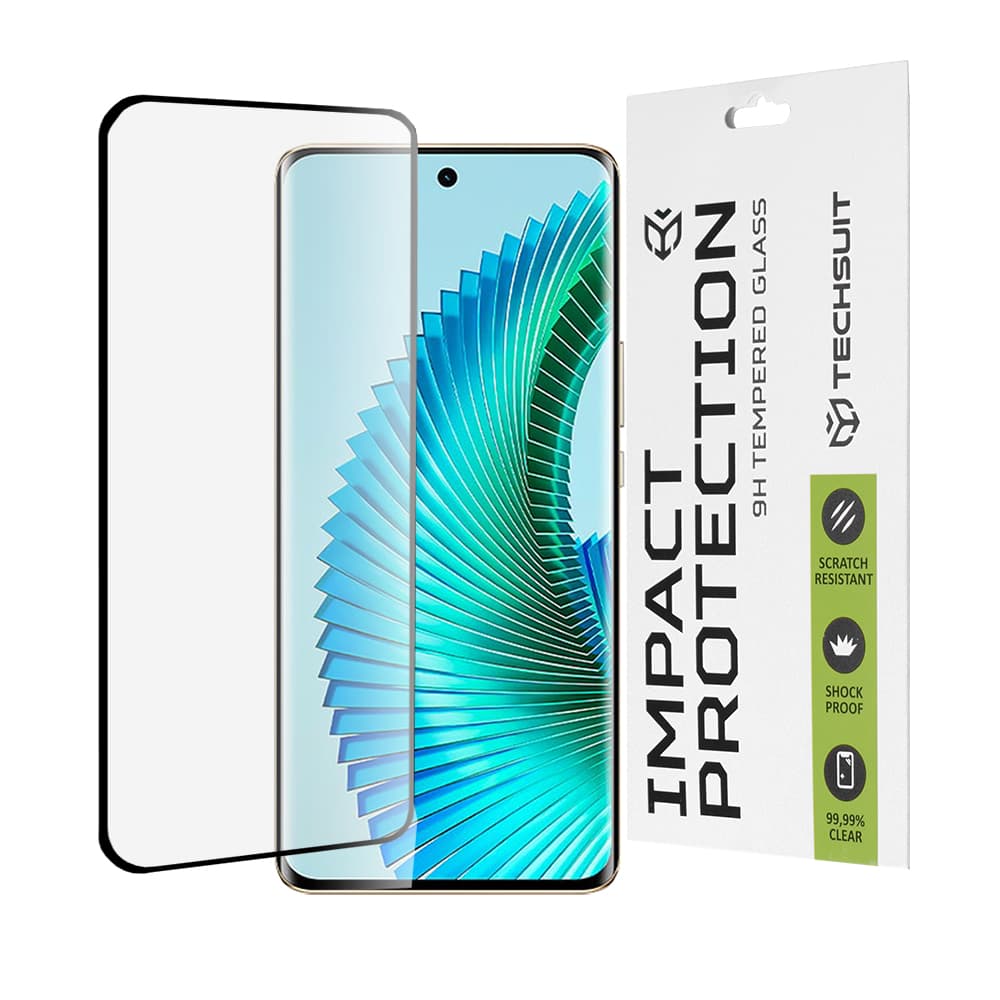 Techsuit 111D Celoplošné 3D sklo Honor Magic6 Lite Black - náhled 1