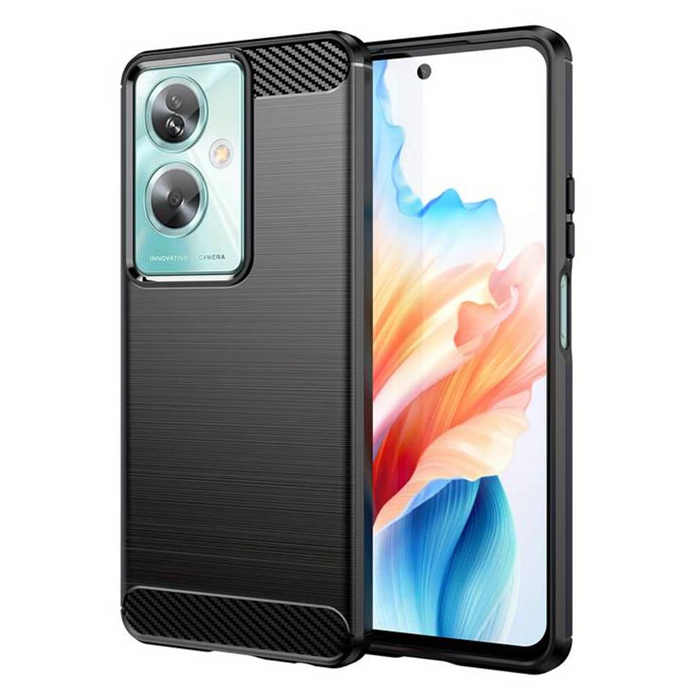 Techsuit Karbon Silikon Kryt Oppo A79 5G OnePlus Nord N30 SE Černý - náhled 1