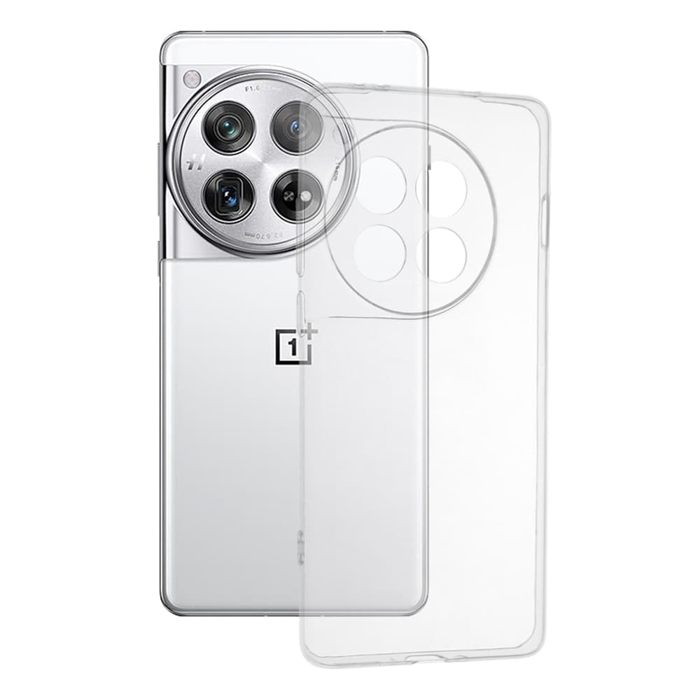 Techsuit Čirý Silikon OnePlus 12 Průhledný - náhled 1