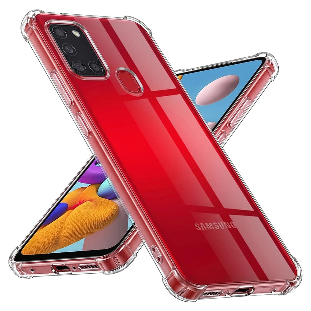 Techsuit Nárazuvzdorný Průhledný Silikon Samsung Galaxy A21s Clear - náhled 1