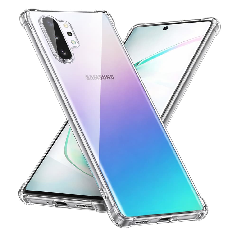 Techsuit Nárazuvzdorný Průhledný Silikon Samsung Note 10 Plus - náhled 1