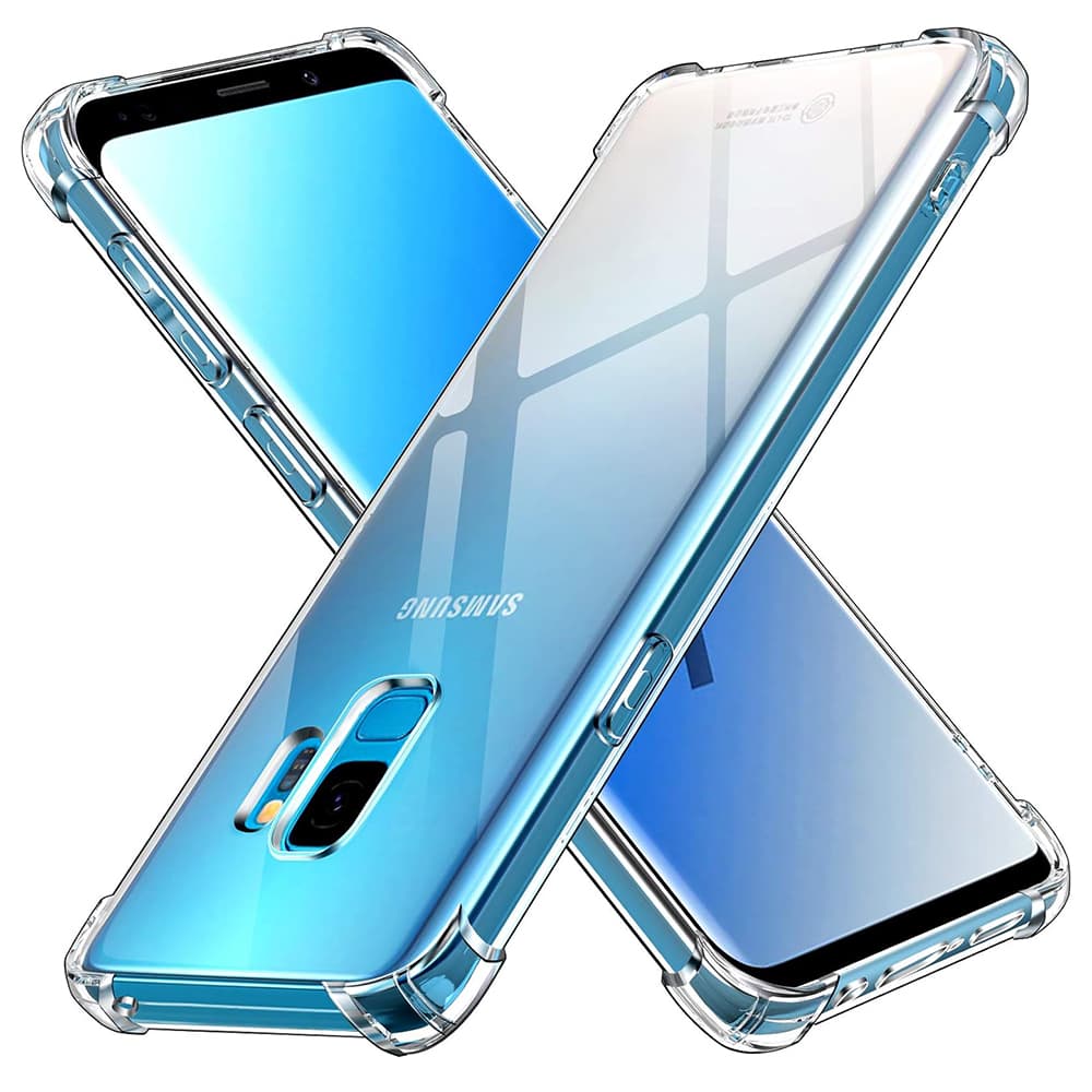 Techsuit Nárazuvzdorný Průhledný Silikon Samsung Galaxy S9 Clear - náhled 1