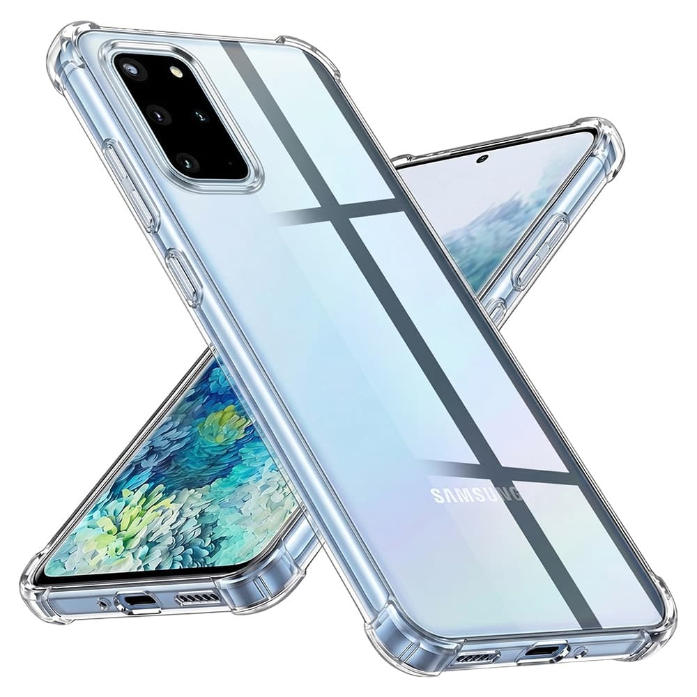 Techsuit Nárazuvzdorný Průhledný Silikon Samsung Galaxy S20 Plus - náhled 1