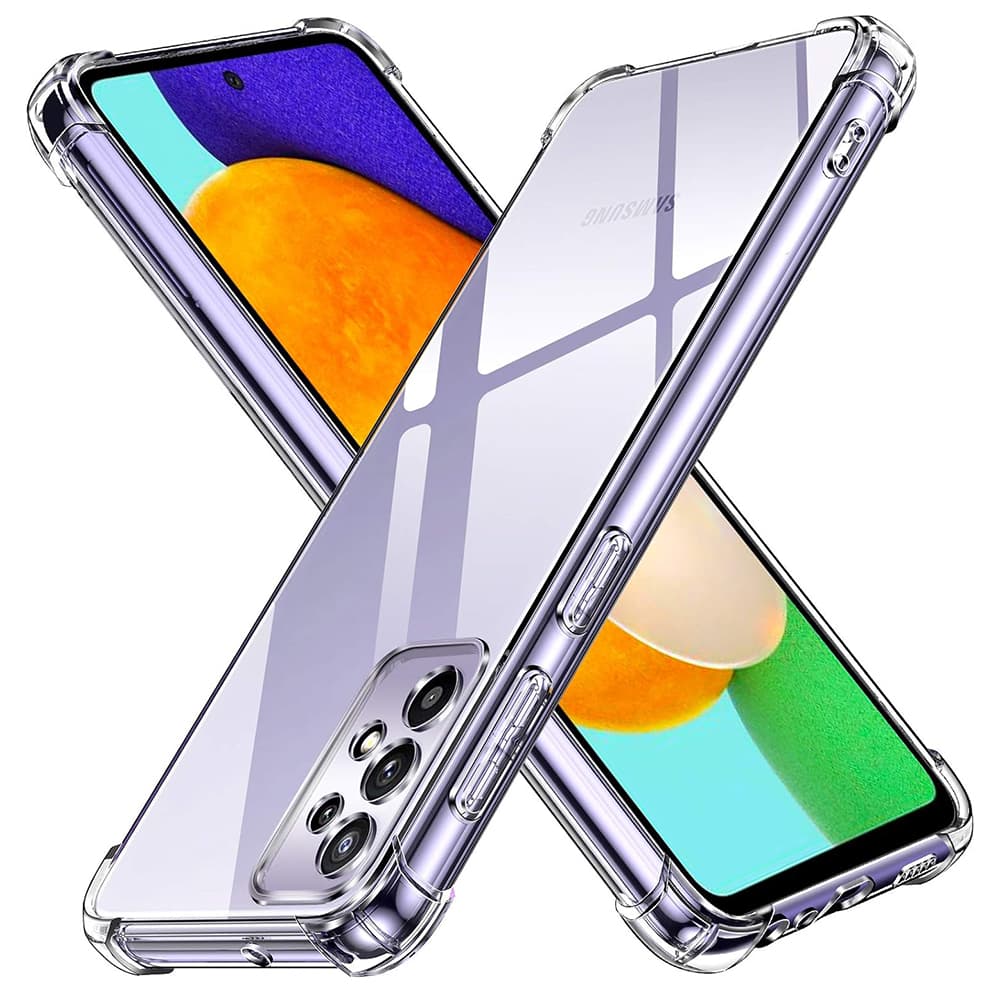 Techsuit Nárazuvzdorný průhledný silikon Samsung Galaxy A52 A52s - náhled 1