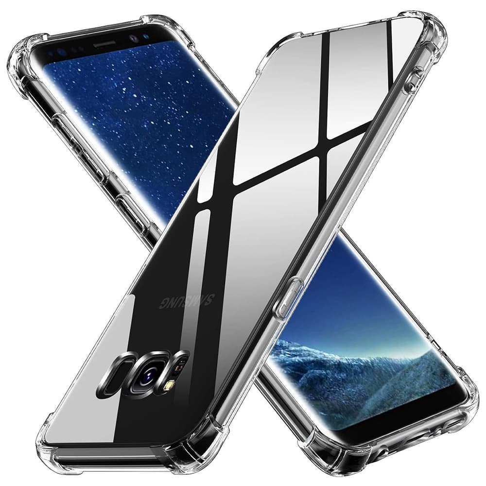 Techsuit Nárazuvzdorný Silikon Samsung Galaxy S8 Plus Clear - náhled 1