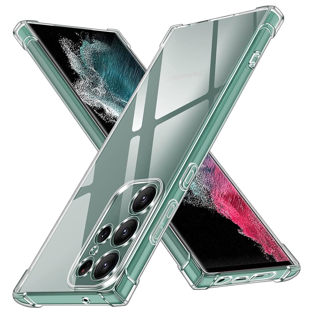 Techsuit Nárazuvzdorný Průhledný Samsung Galaxy S22 Ultra 5G - náhled 1