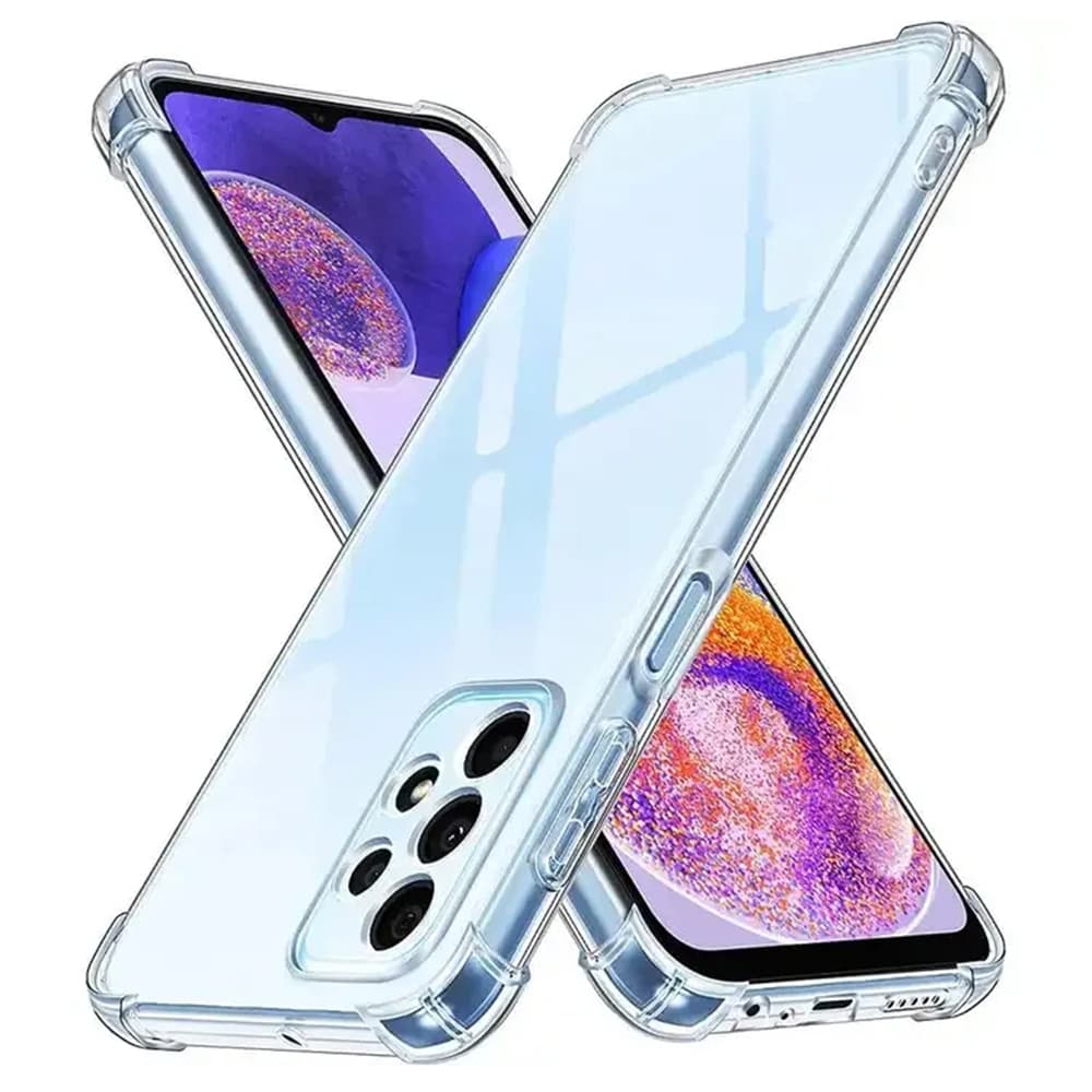 Techsuit Nárazuvzdorný Průhledný Silikon Samsung Galaxy A23 4G A23 5G Clear - náhled 1