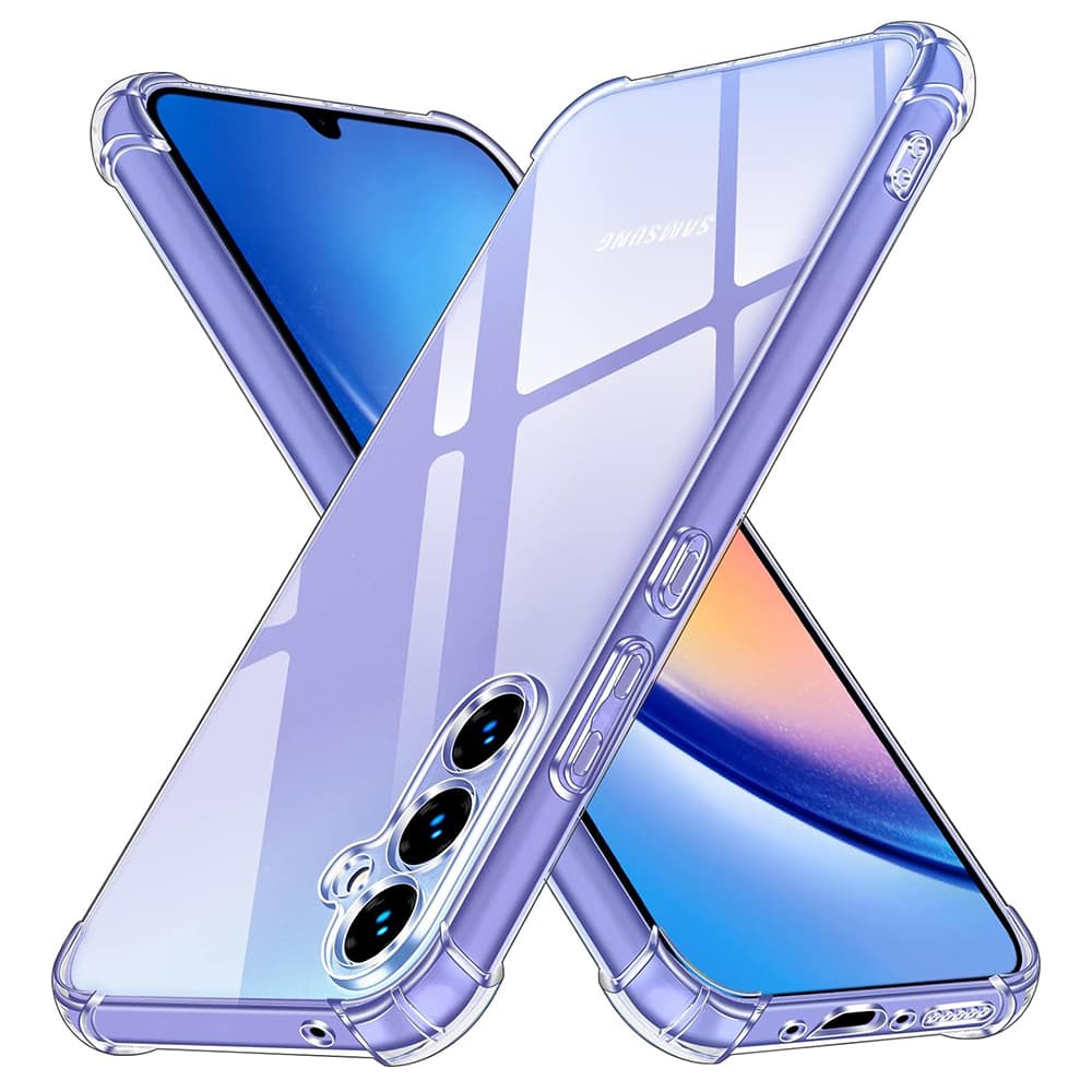 Techsuit Nárazuvzdorný Průhledný Silikon Samsung Galaxy A34 5G - náhled 1