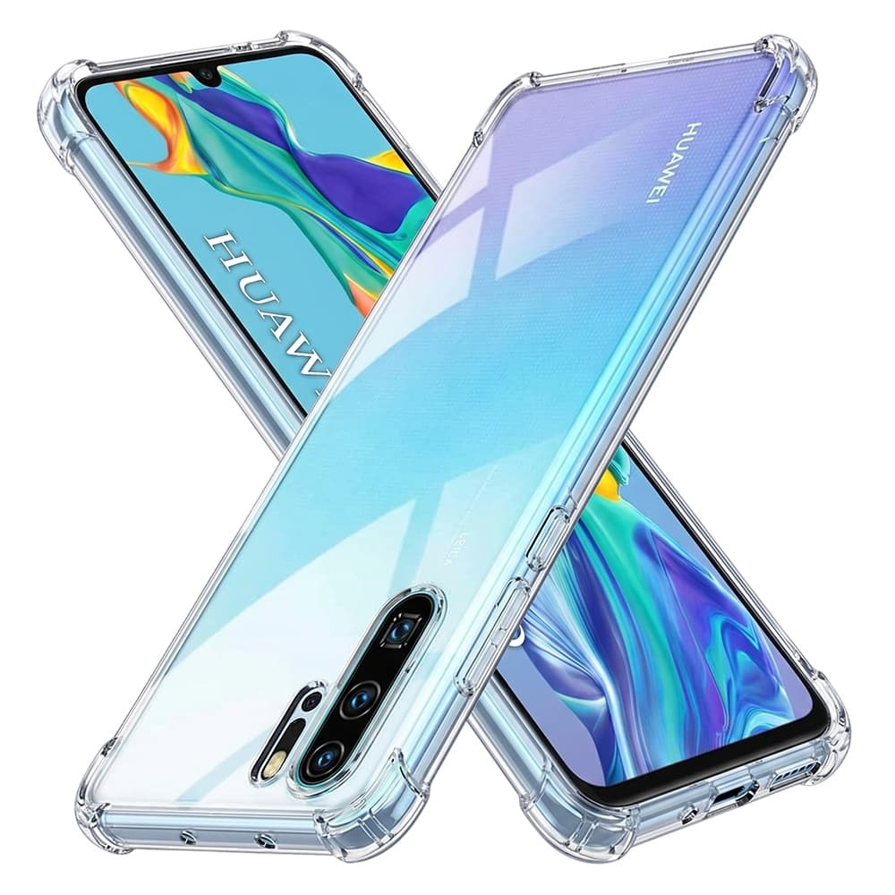 Techsuit Nárazuvzdorný průhledný silikon Huawei P30 Pro P30 Pro NE - náhled 1