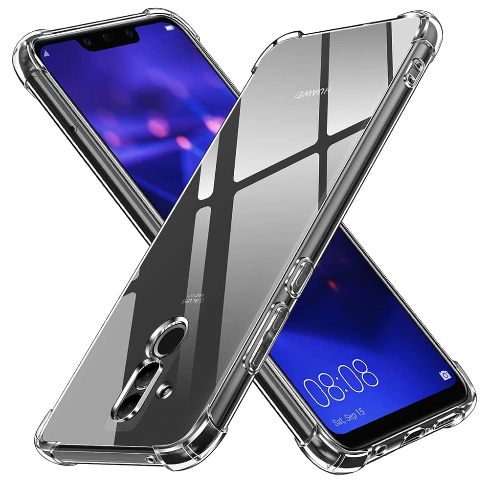 Techsuit Nárazuvzdorný Průhledný Silikon Huawei Mate 20 Lite Clear - náhled 1