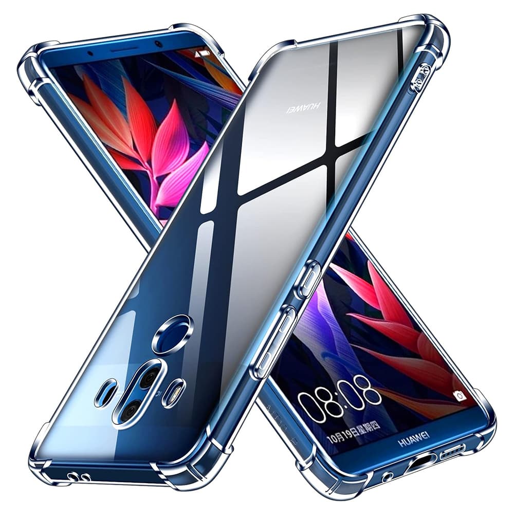 Techsuit Nárazuvzdorný Průhledný Silikon Huawei Mate 10 Pro Clear - náhled 1
