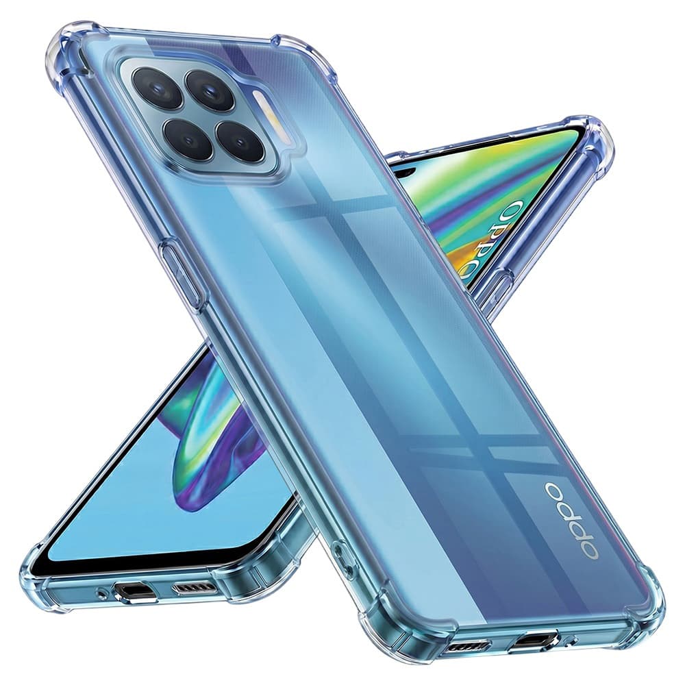 Techsuit Nárazuvzdorný Průhledný Silikon Oppo Reno4 Lite - náhled 1