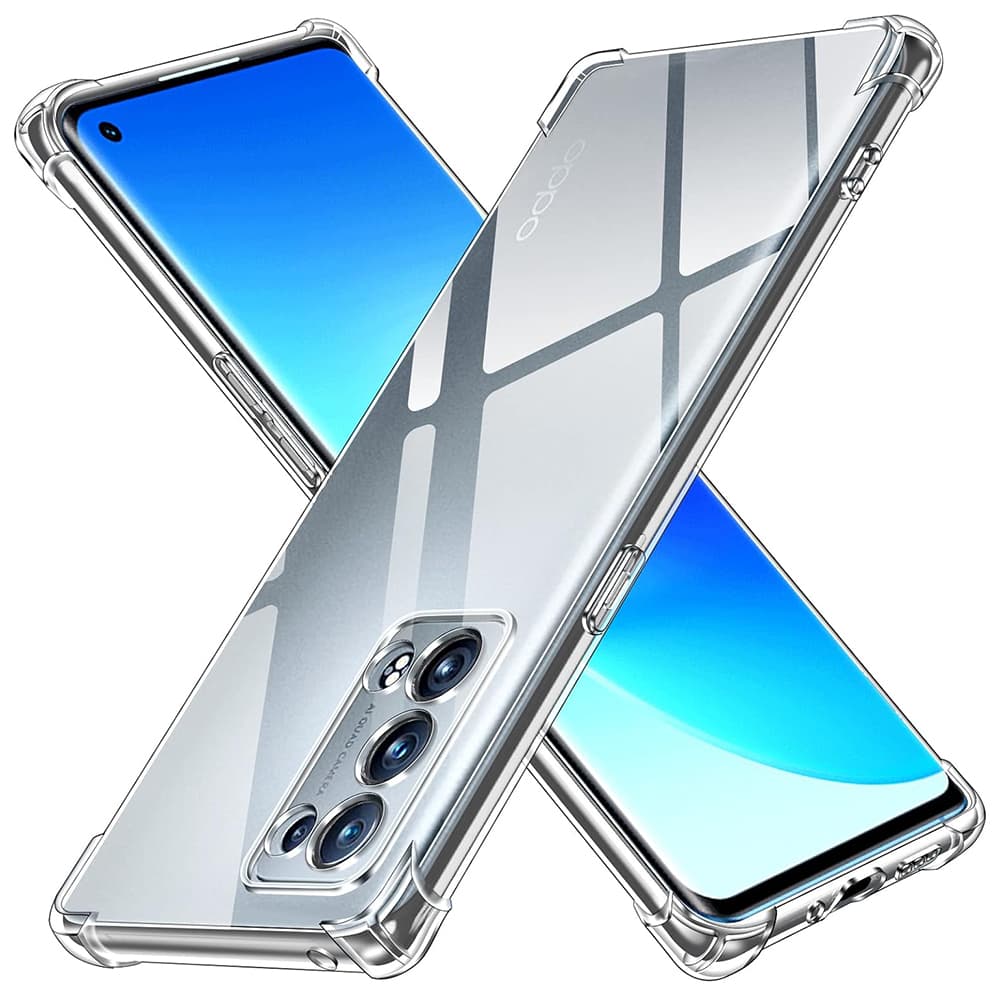 Techsuit Nárazuvzdorný Kryt Oppo Reno6 Pro 5G (Snapdragon) Průhledný - náhled 1