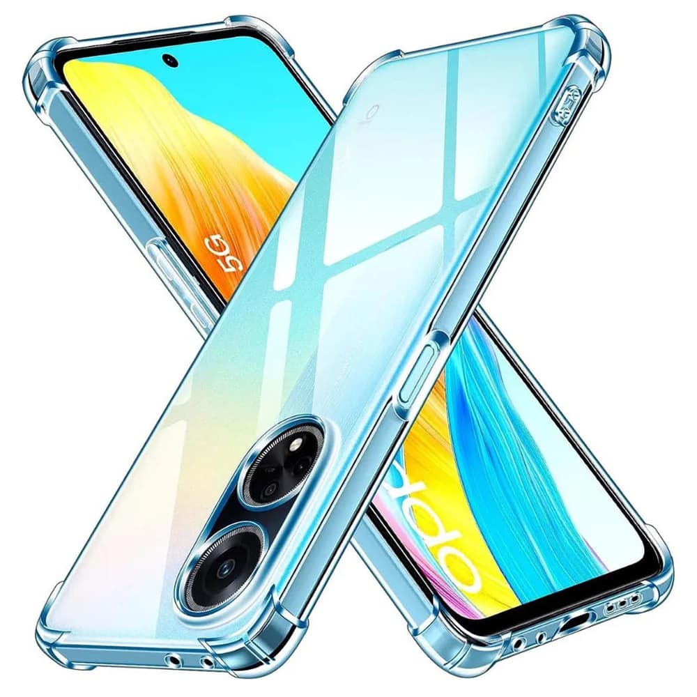 Techsuit Nárazuvzdorný Průhledný Silikon Oppo A98 5G Clear - náhled 1
