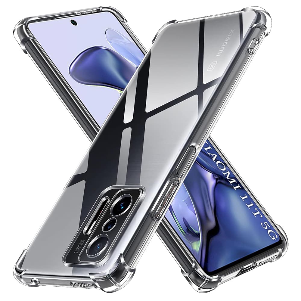 Techsuit Nárazuvzdorný Průhledný Silikon Xiaomi 11T 11T Pro - náhled 1