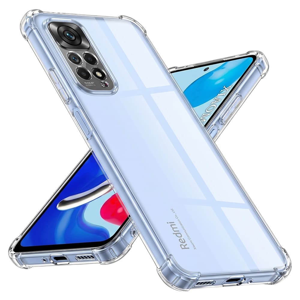 Techsuit Nárazuvzdorný silikon Xiaomi Redmi Note 11 Note 11S Průhledný - náhled 1