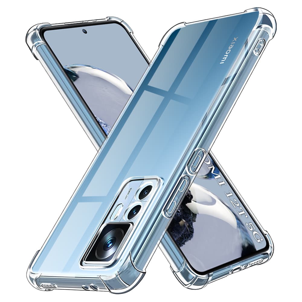 Techsuit Nárazuvzdorný Čirý Silikon Xiaomi 12T 12T Pro Clear - náhled 1