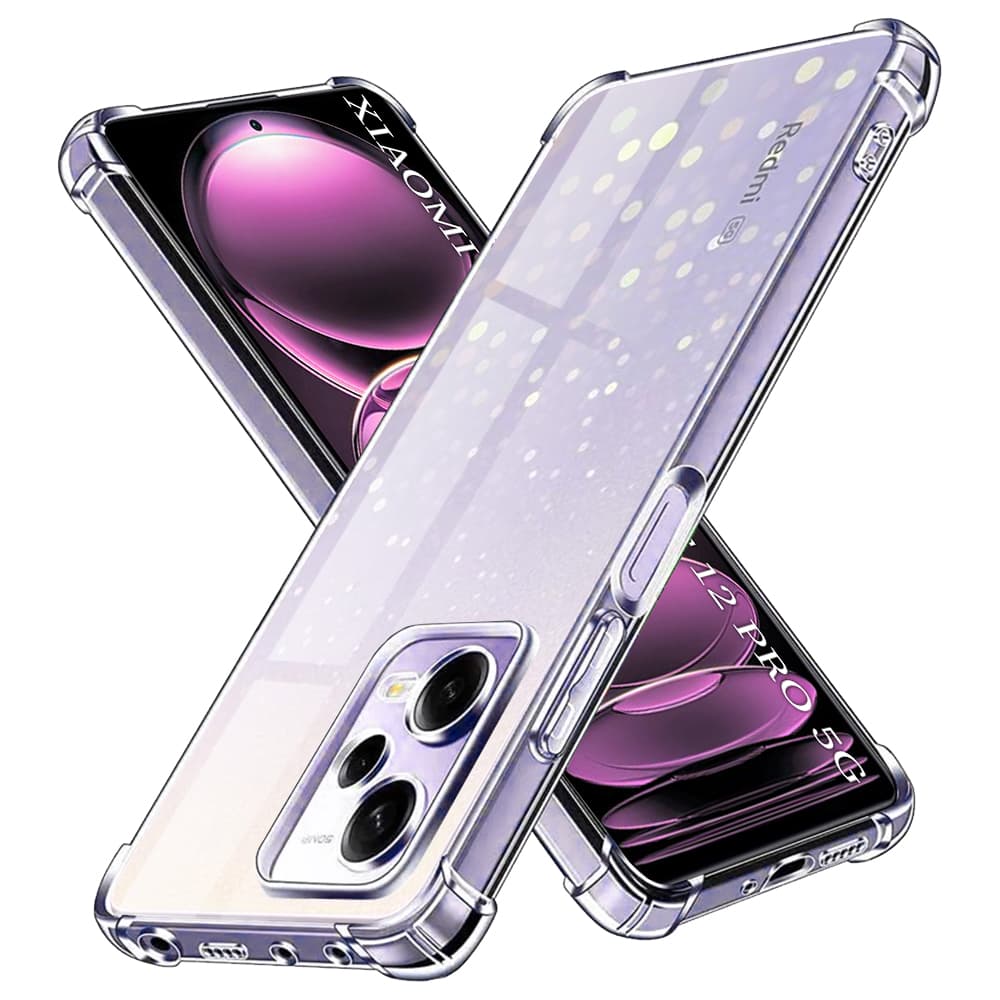 Techsuit Nárazuvzdorný Čirý Silikonový Xiaomi Redmi Note 12 Pro 5G Clear - náhled 1